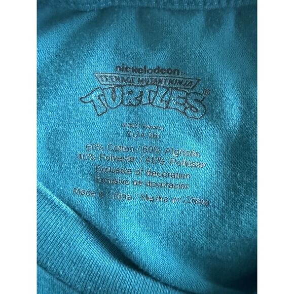 Teenage Mutant Ninja Turtles Shirt Embroidered Logo Small Logo Graphic Shirt - Picture 7 of 9